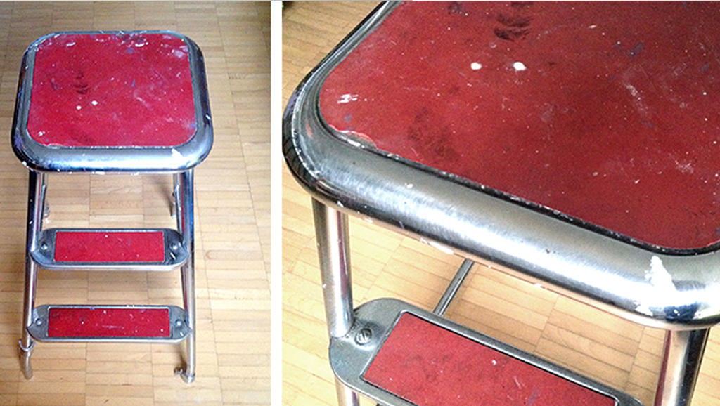 Pallen som den såg ut från början